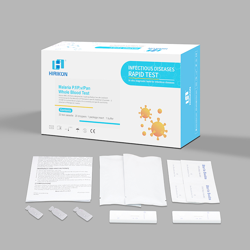 2 Medical Diagnostic One step whole blood malaria P.f./P.v./ P.f./Pan.rapid diagnostic test kit